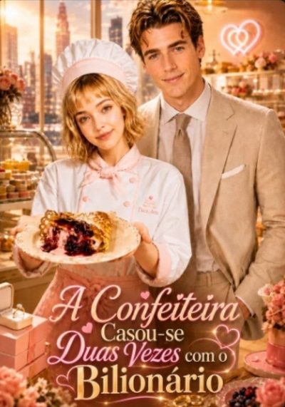Capa da miniss&eacute;rie A Confeiteira Casou-se Duas Vezes com o Bilionário