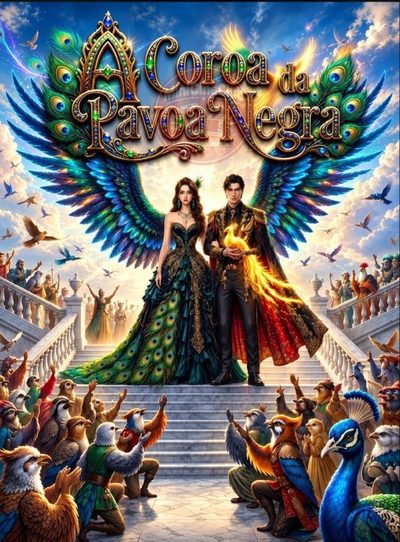 Capa da miniss&eacute;rie A Coroa da Pavoa Negra