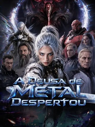 Capa da miniss&eacute;rie A Deusa de Metal Despertou