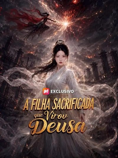 Capa da miniss&eacute;rie A Filha Sacrificada que Virou Deusa dublado