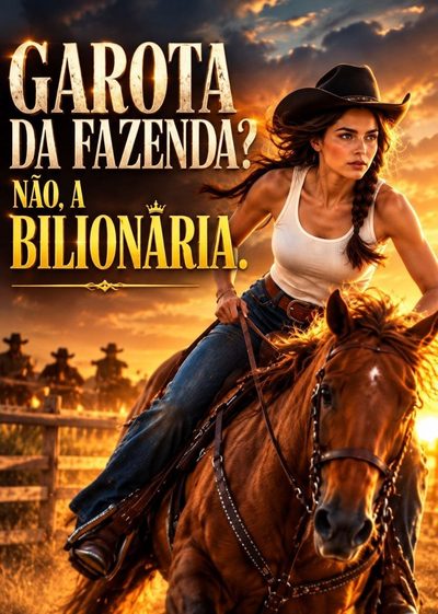 Capa da miniss&eacute;rie A Garota da Fazenda? Não, a Bilionária -