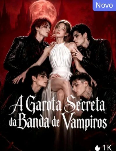 Capa da miniss&eacute;rie A Garota Secreta da Banda de Vampiros