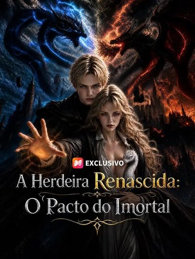 Capa da miniss&eacute;rie A Herdeira Renascida o Pacto do Imortal -