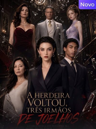 Capa da miniss&eacute;rie A Herdeira Voltou Três Irmãos de Joelhos - Ia