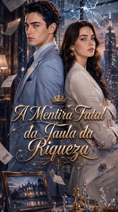 Capa da miniss&eacute;rie A Mentira Fatal da Jaula da Riqueza