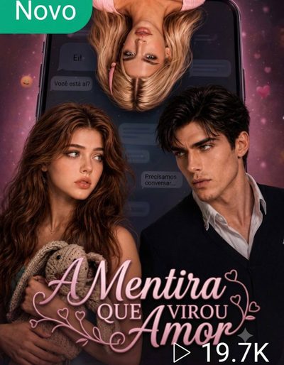 Capa da miniss&eacute;rie A Mentira Quer Virou Amor