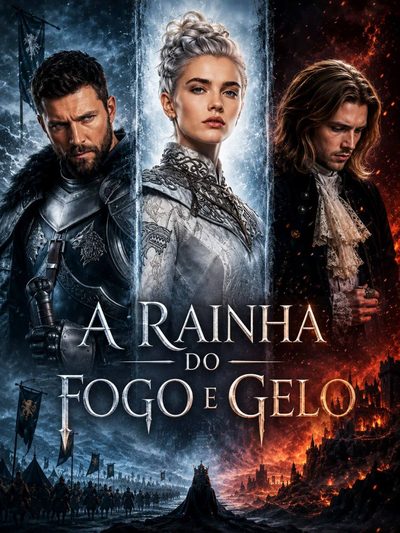 Capa da miniss&eacute;rie A Rainha do Fogo e do Gelo