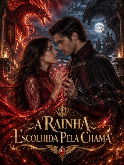 Capa da miniss&eacute;rie A Rainha Escolhida Pela Chama