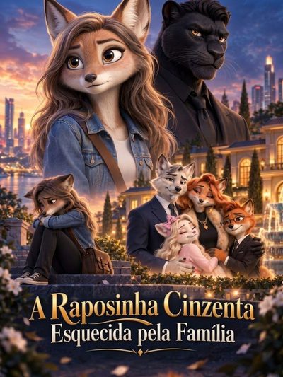 Capa da miniss&eacute;rie A Raposinha Cinzenta Esquecida Pela Família -