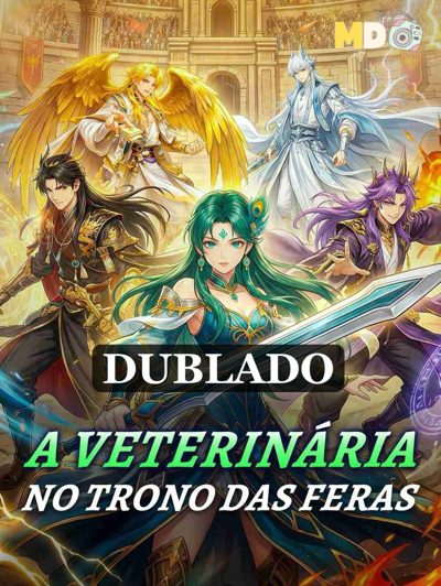 Capa da minisserie A Veterinária no Trono das Feras dublado