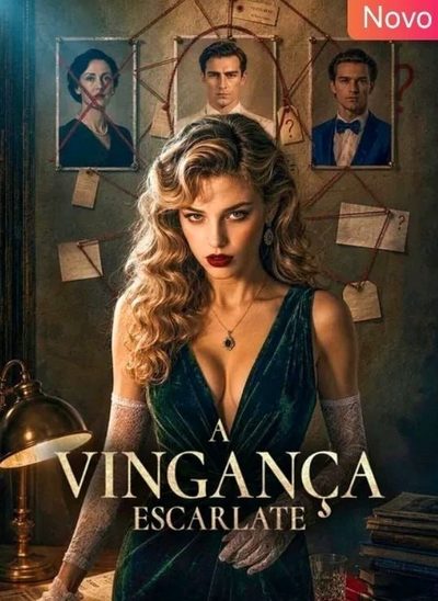 Capa da miniss&eacute;rie A Vingança Escarlate
