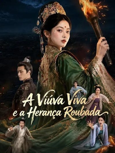 Capa da minisserie A Viúva Viva e a Gerência Roubada
