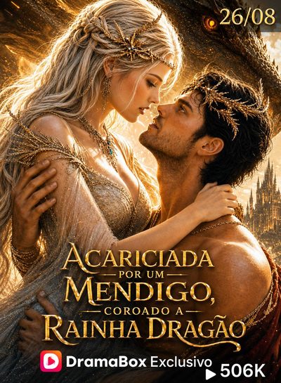 Capa da miniss&eacute;rie Acariciada por Um Mendigo, Coroado a Rainha Dragão