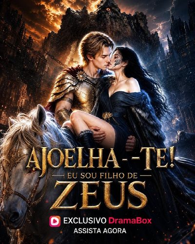 Capa da miniss&eacute;rie Ajoelhe-se! Eu Sou Filho de Zeus