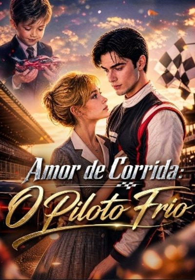 Capa da miniss&eacute;rie Amor de Corrida: o Piloto Frio
