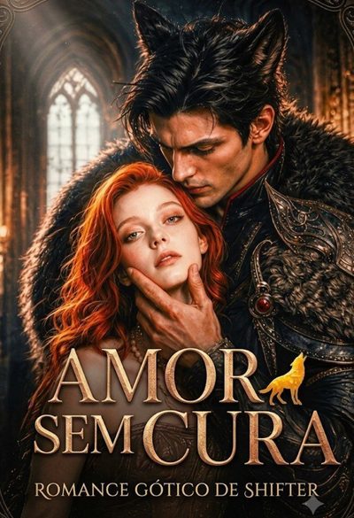 Capa da miniss&eacute;rie Amor sem Cura Romance Gótigo de Shifter