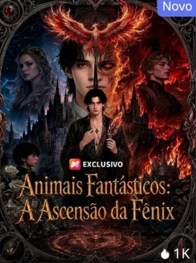Capa da miniss&eacute;rie Animais Fantásticos: a Ascensão da Fênix