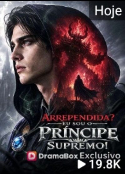 Capa da miniss&eacute;rie Arrependida? Eu Sou o Príncipe Supremo!