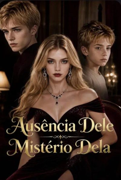 Capa da miniss&eacute;rie Ausência Dele, Mistério Dela