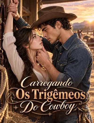 Capa da miniss&eacute;rie Carregando os Trigêmeos do Cowboy