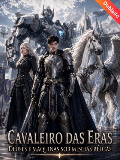Capa da miniss&eacute;rie Cavaleiro das Eras: Deuses e Máquinas sob Minhas Rédeas