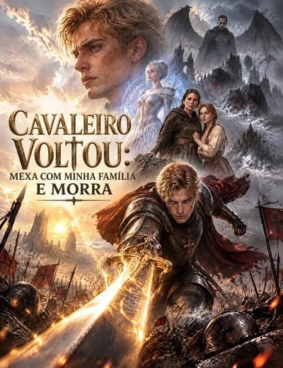 Capa da miniss&eacute;rie Cavaleiro Voltou: Mexa com Minha Família e Morra -