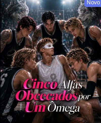 Capa da miniss&eacute;rie Cinco Alfas Obcecados por Um Ômega