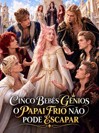 Capa da miniss&eacute;rie Cinco Bebês Gênios, o Papai Frio Não Pode Escapar