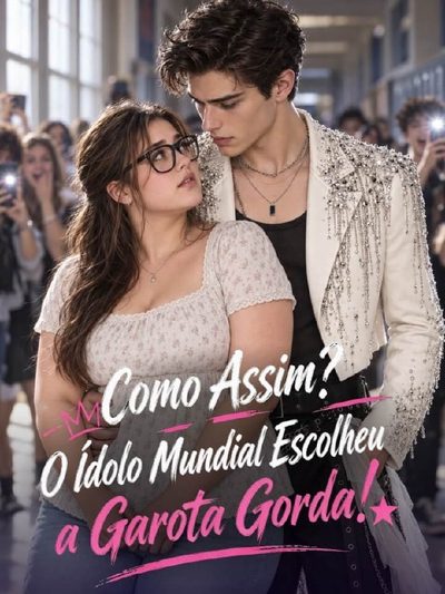 Capa da miniss&eacute;rie Como Assim ? o Ídolo Mundial Escolheu a Garota Gorda!