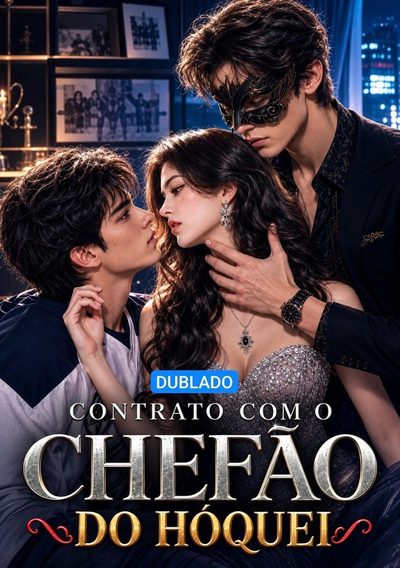 Capa da miniss&eacute;rie Contrato com o Chefão do Hóquei_dublado dublado
