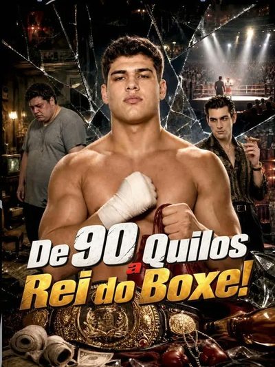Capa da miniss&eacute;rie De 90 Quilos a Rei do Boxe!