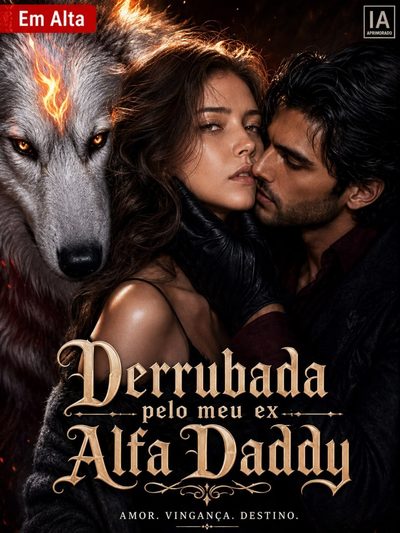 Capa da minisserie Derrubada Pelo Meu Ex Alfa Daddy