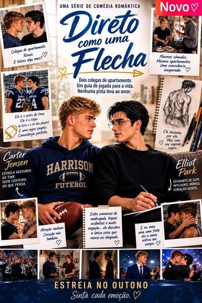Capa da miniss&eacute;rie Direto Como uma Flecha Bl