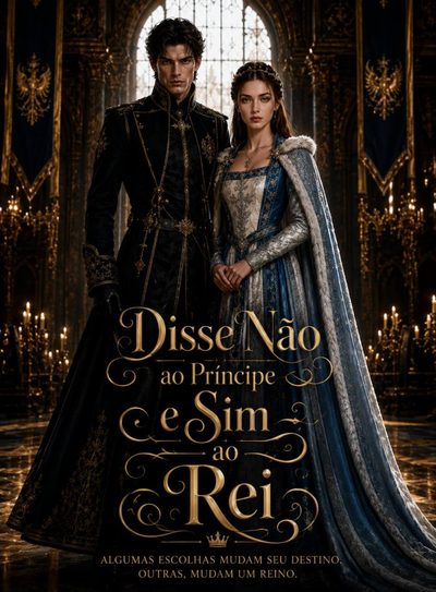 Capa da miniss&eacute;rie Disse Não ao Príncipe e Sim ao Rei