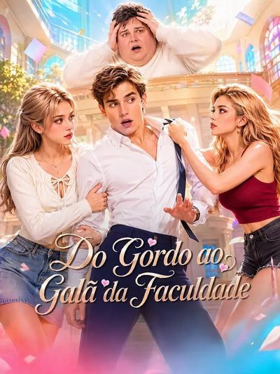 Capa da miniss&eacute;rie Do Gordo a Galã da Faculdade