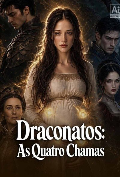 Capa da miniss&eacute;rie Draconatos as Quatro Chamas Nascido do Dragão as Quatro Chamas