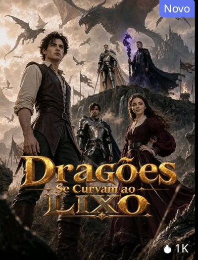 Capa da miniss&eacute;rie Dragão Se Curvam ao Lixo