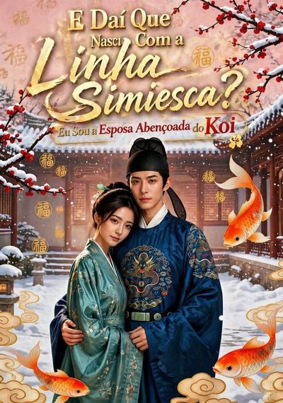 Capa da minisserie E Daí que Nasci com a Linha Simiesca? Eu Sou a Esposa Abençoada do Koi a Esposa Abençoada