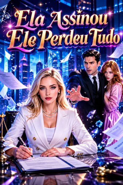 Capa da miniss&eacute;rie Ela Assinou Ele Perdeu Tudo