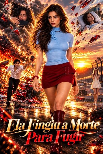 Capa da miniss&eacute;rie Ela Fingiu a Morte para Fugir