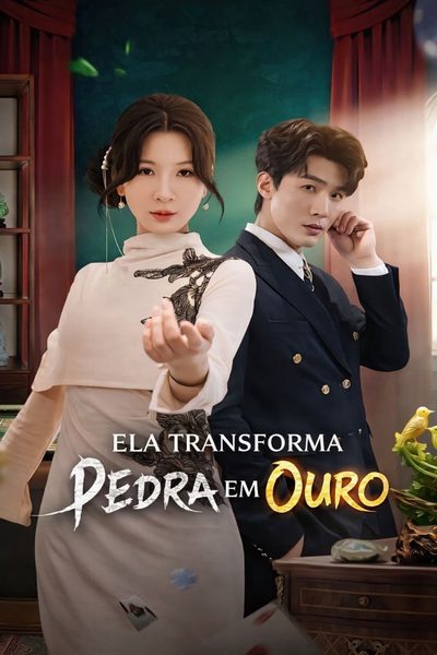 Capa da miniss&eacute;rie Ela Transforma Pedra em Ouro