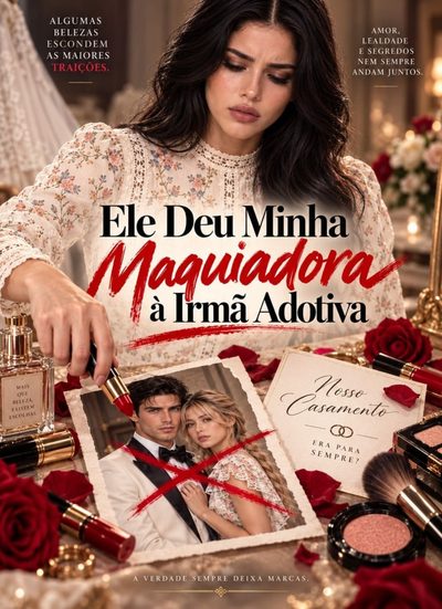 Capa da miniss&eacute;rie Ele Deu Minha Maquiadora à Irmã Adotiva
