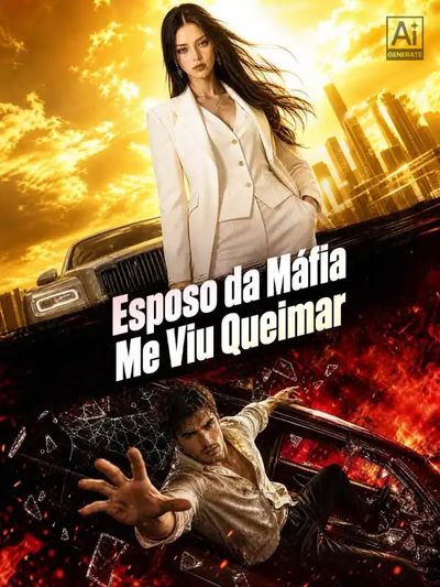 Capa da miniss&eacute;rie Esposo da Máfia Me Viu Queimar