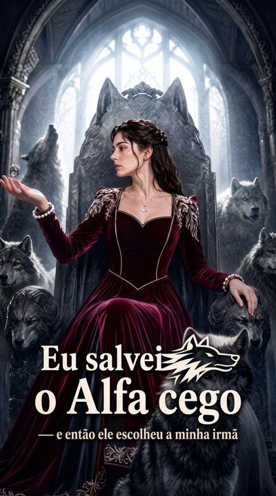 Capa da miniss&eacute;rie Eu Salvei o Alfa Cego — e Então Ele Escolheu a Minha Irmã