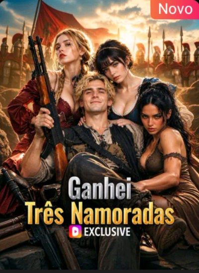 Capa da miniss&eacute;rie Ganhei Três Namoradas