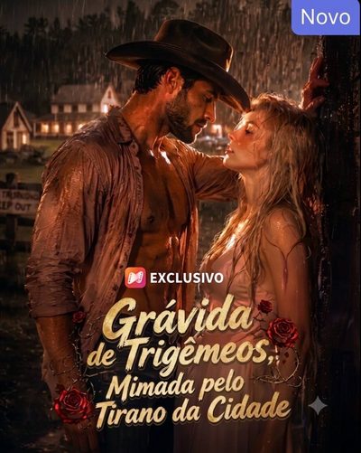 Capa da miniss&eacute;rie Grávida de Trigêmeos Mimada Pelo Tirano da Cidade