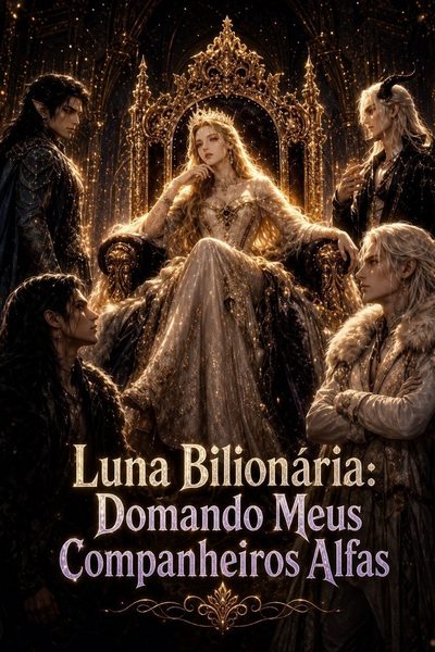 Capa da miniss&eacute;rie Luna Bilionária: Domando Meus Companheiros Alfas