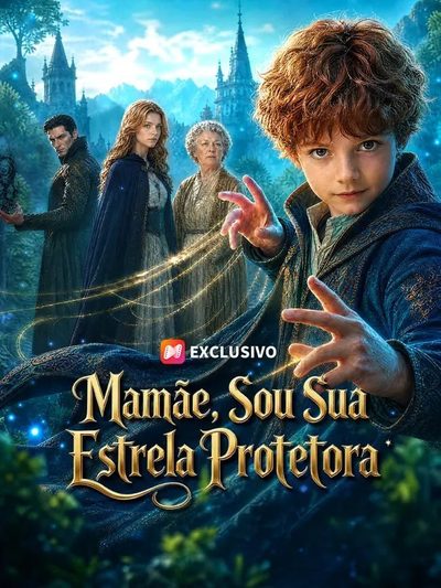Capa da miniss&eacute;rie Mamãe Eu Sou Sua Estrela Protetora
