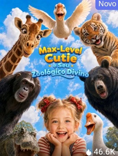 Capa da miniss&eacute;rie Max-level Cutie e Seu Zoológico Divino