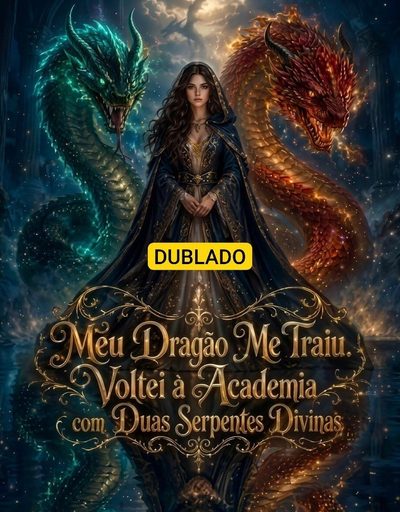 Capa da miniss&eacute;rie Meu Dragão Me Traiu. Voltei a Academia com Duas Serpentes Divinas